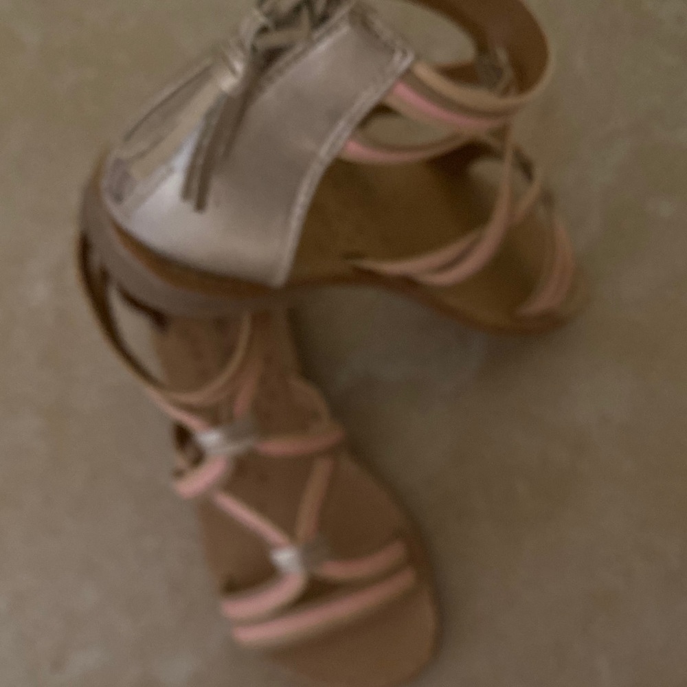 Little girls Cynthia Rowley sandals.